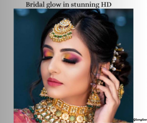 HD makeup close-up showing smooth skin finish